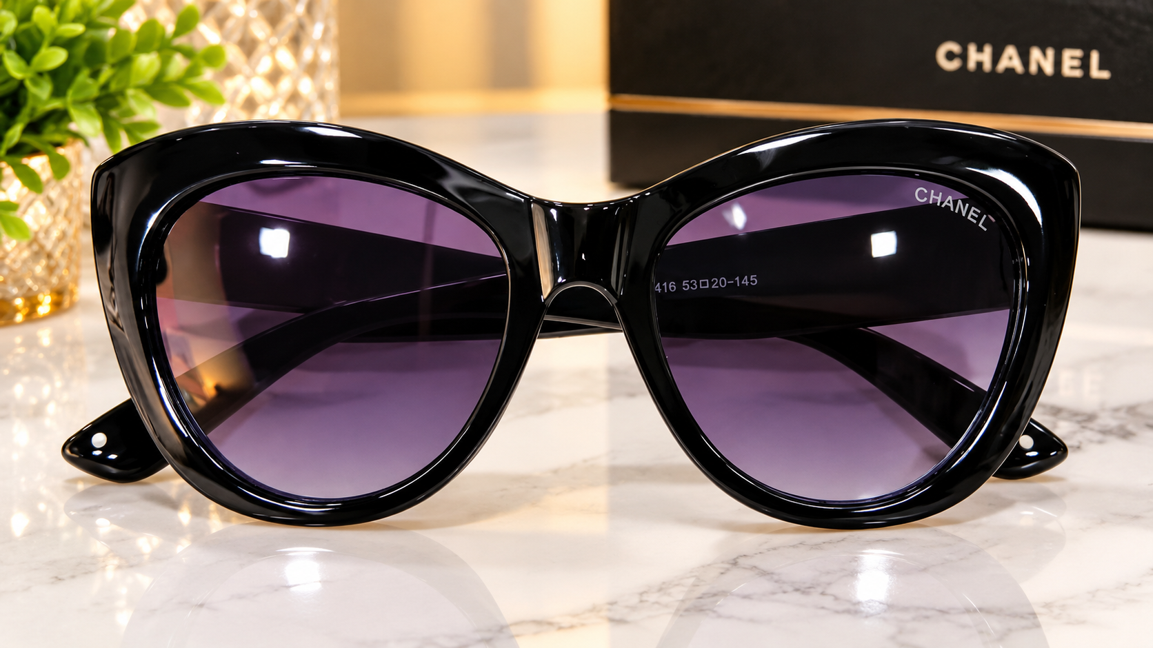 Round Tiger Print Eyewear